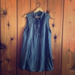 Denim Sleeveless Shift